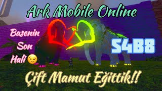 Ark Mobile Online S4B8 Çift Mamut Eğittik ve Basenin Son Hali [upl. by Nyssa335]