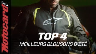 TOP 4 ☀️ Blouson Moto Été  Hiver doux LÉGER et VENTILÉ [upl. by Anaeli64]