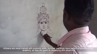 Traditional Painting  Madurai Tamil Nadu [upl. by Limaa]