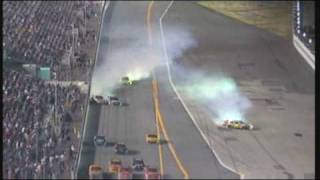 Dale Earnhardt Jr 2009 Budweiser Shootout Wreck [upl. by Edwards380]