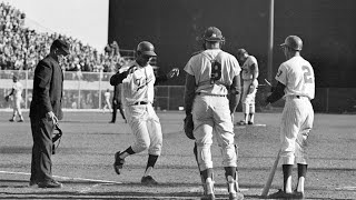 1965 WS Gm6 Pitcher Mudcat Grant hits a threerun home run [upl. by Bronder270]