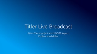 After Effects Import Demo [upl. by Akemit]