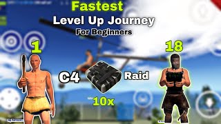 Fastest Level Up Journey  C4 Raid  Oxide Survival Island Episode 2 [upl. by Aisereht370]