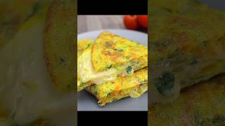 Omelette with cabbage food cooking [upl. by Alithia]