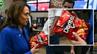 The Kamala Harris Doritos Scandal EXPLAINED [upl. by Aiepoissac]