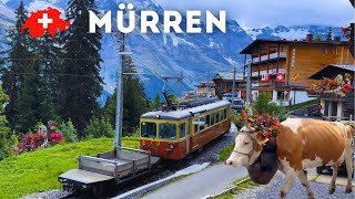 🇨🇭 Mürren Switzerland  Relaxing Walk  Jungfrau Region [upl. by Pages]