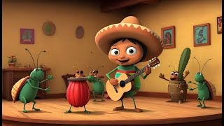 La Cucaracha  Karaoke  Canciones Infantiles  Super Simple Español  Kids Songs amp Nursery Rhymes [upl. by Hgielanna]