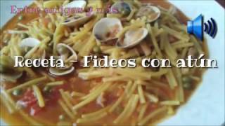 Fideos con atún 🍜  Receta económica y fácil [upl. by Bellina]