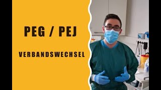 PEG  PEJ Verbandswechsel Teil 2 [upl. by Ainatit]