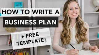 How to Write a Business Plan  Entrepreneurship 101 [upl. by Carlen]