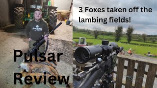 Pulsar review amp 3 foxes taken off the lambing fields [upl. by Vander]