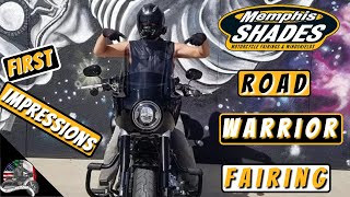 Memphis Shades Road Warrior  FIRST IMPRESSIONS  HarleyDavidson Sport Glide FLSB [upl. by Ostler981]