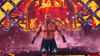 WWE 2K24 Brock Lesnar Official Entrance Released wwe2k24 wwegames brocklesnar [upl. by Nosydam]