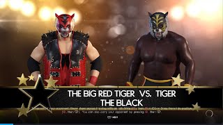 WWE 2K22 Big Red Tiger vs Tiger the Black [upl. by Eceerahs]