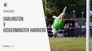 Highlights Darlington 12 Kidderminster Harriers  National League North [upl. by Idihc]