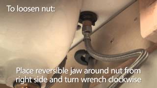 How to Use a BrassCraft® Basin Wrench [upl. by Freudberg635]