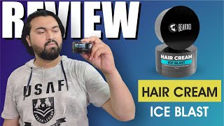 Beardo Hair Cream Ice Blast Reviewगर्मी में ठंड का एहसास beardohaircreamiceblast hairtreatment [upl. by Marven]