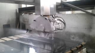 Electrosinterforged diamond tool cutting granite [upl. by Eltsirc774]