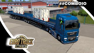 LIVE ON ETS 2 COMBOIO NO PUXE DO REBOQUE 30 MTR [upl. by Jefferey989]