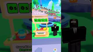 Ty Akrow for the 1000 robux akrow itsmeakrow ItsMeAkrow giveaway [upl. by Nawyt]