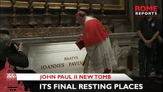 First Images of John Paul IIs new tomb [upl. by Fira]