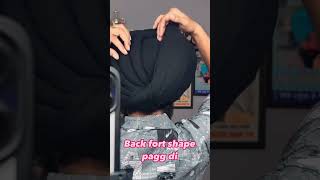 Turban shorts turbantutorial turbanstyle wmk turban lover trending viral shorts edit pagg [upl. by Aivad]