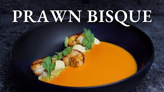 Michelin star PRAWN SOUP at home  Shrimp Bisque Recipe [upl. by Nevins]