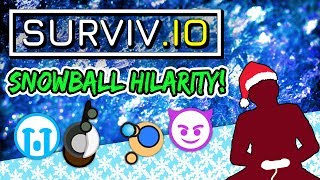 Survivio Holiday Update  Messing With People and Snowballs  Lets Game It Out Survivio 069 [upl. by Rose]