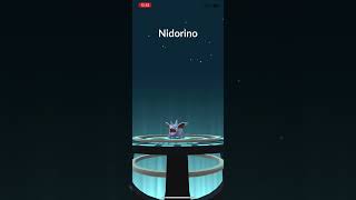 Pokemon Go Shiny Nidoran evolution [upl. by Caralie37]