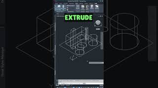 AutoCAD 3D command Advanced Tipshorts tutorialautocadtips autodesk autocad2dautocadtutorial [upl. by Yole545]