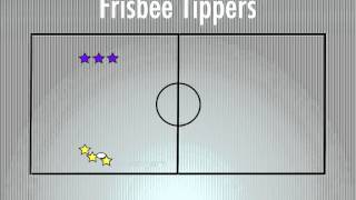 Physical Education Games  Frisbee Tippers [upl. by Johanan]