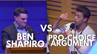 Ben Shapiro SHREDS ProChoice Argument  UBCFSC Talk [upl. by Siroled]