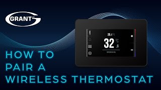 Grant Aerona Smart Controller  Pairing wireless thermostats [upl. by Aramahs]