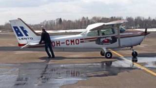 Cessna 172 engine start  Malmi Airport EFHF [upl. by Sky25]