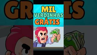 MIL VERDINHAS GRÁTIS NESSE VÍDEO brawlstars gaming spongebob giftedbysupercell short shorts [upl. by Tuppeny]