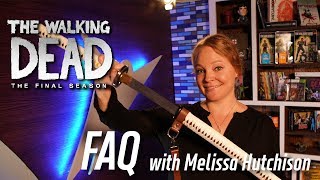 Melissa Hutchison  Voice of Clementine  Answers Your TWDG FAQs [upl. by Ayerf]