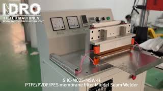 PTFEPVDFPES membrane FILTER middle seam welder [upl. by Case]