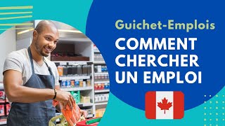 Comment chercher un emploi  GuichetEmplois [upl. by Nnyrat471]