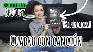 TUTORIAL PARA CUADRO CON CANCIÓN DE SPOTIFY  REGALO SAN VALENTÍN  DIY  HAIVAL [upl. by Nwonknu]