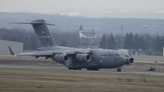 UkraineKrise Weitere USTruppen landen in Polen [upl. by Ledeen644]