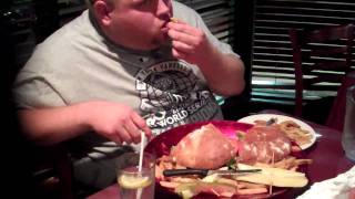 Mike V Food The Monster Burger Challenge Part 2 [upl. by Dyraj310]