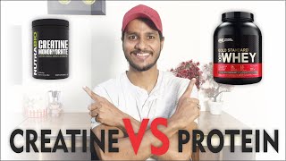 CREATINE VS PROTEIN  KON SA USE KAREN  WEIGHT GAIN  EP 35  creatinebenefits protein gymvlogs [upl. by Yvaht]