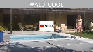 Enroulement motorisé WALU COOL pour bâche piscine à barres [upl. by Philomena]