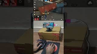 How to play free fire with keyboard mouse in mobile  ⌨️ 🖱📱 full setup without app no activation [upl. by Tima671]