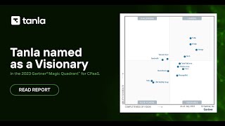 Tanla Platforms recognized as a Visionary in the first ever Gartner® Magic Quadrant™ for CPaaS [upl. by Hallam]