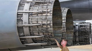 Insane Power US Massive Bomber Engines Produce During Afterburner Takeoff [upl. by Namajneb]