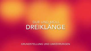 Dur und Moll Dreiklänge mit den Umkehrungen [upl. by Meriel]