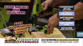 Klingspors Woodworking Shop Woodworking Extravaganza Oct 2526 2024 [upl. by Sivatnod]