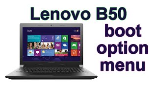 تعديل خيارات الإقلاع و البيوس في لابتوب lenovo b50 [upl. by Rainah784]