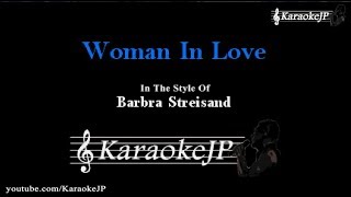 Woman In Love Karaoke  Barbra Streisand [upl. by Adnalu]